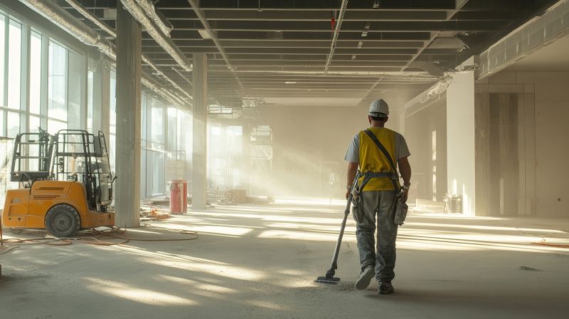 Industrial Construction Cleaning detail